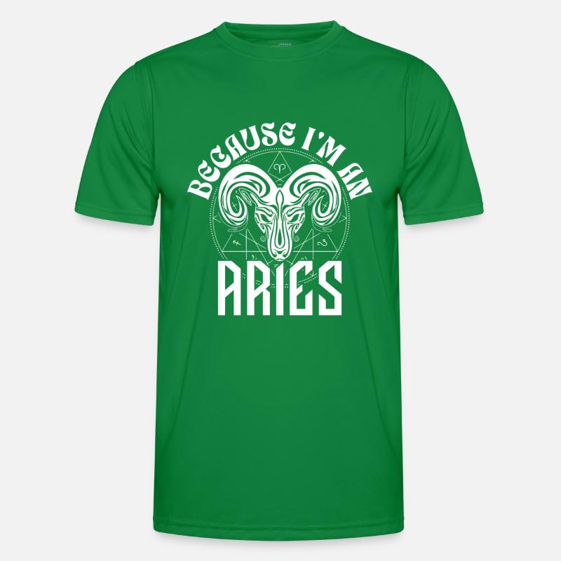 Weil ich Widder bin - Sternzeichen Männer Funktions-T-Shirt