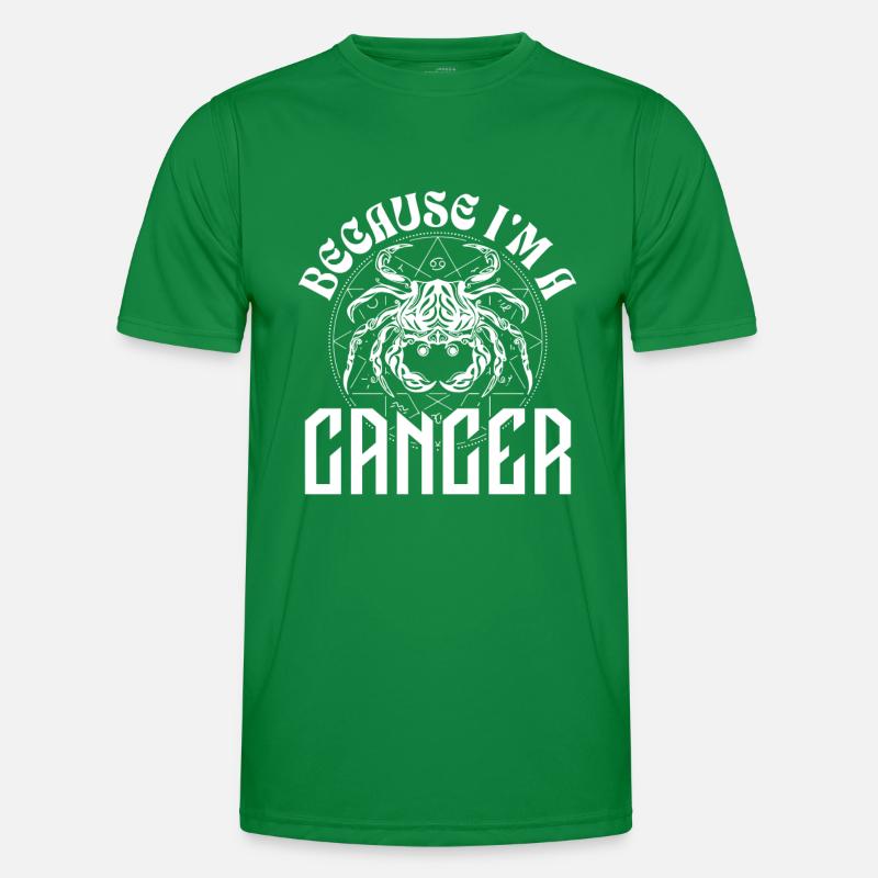 Weil ich Krebs bin - Sternzeichen Männer Funktions-T-Shirt