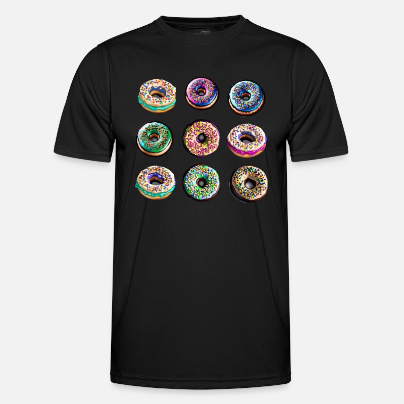 Beignets Muffins Donut Candy T-shirt sport Homme