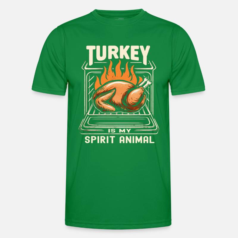 Dinde de Thanksgiving T-shirt sport Homme