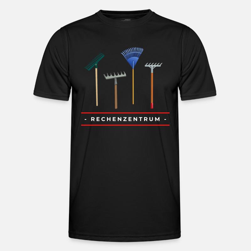 Rechenzentrum - Zentrum der Rechen. Nerd. Lustig. Männer Funktions-T-Shirt
