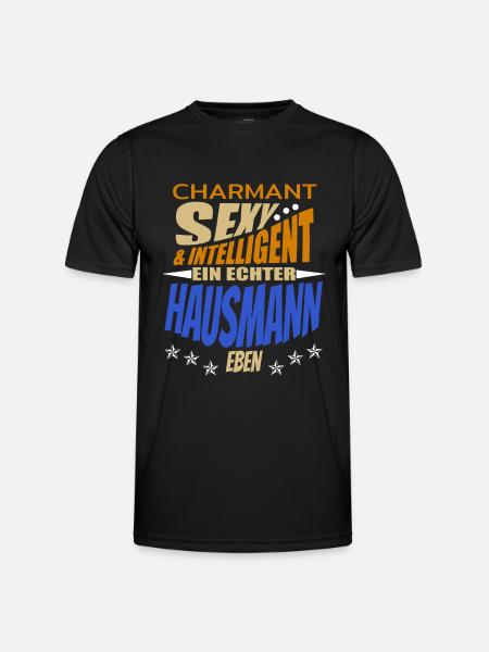 Hausmann funny saying - Men's Functional T-Shirt - black