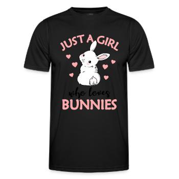 Hare - Men's Functional T-Shirt - black - Front - AI Model Male 178 dark (178cm)