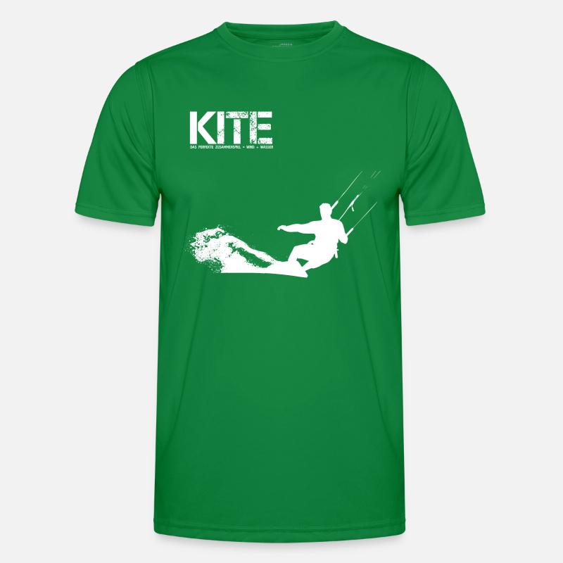 KITEBOARDING GESCHENK Männer Funktions-T-Shirt