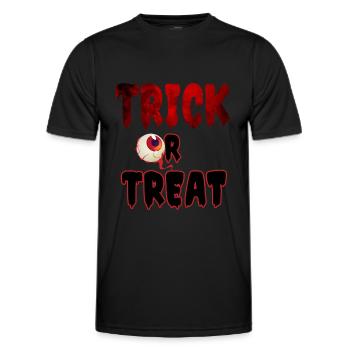 Trick or Treat - Men's Functional T-Shirt - black - Front - AI Model Male 178 dark (178cm)
