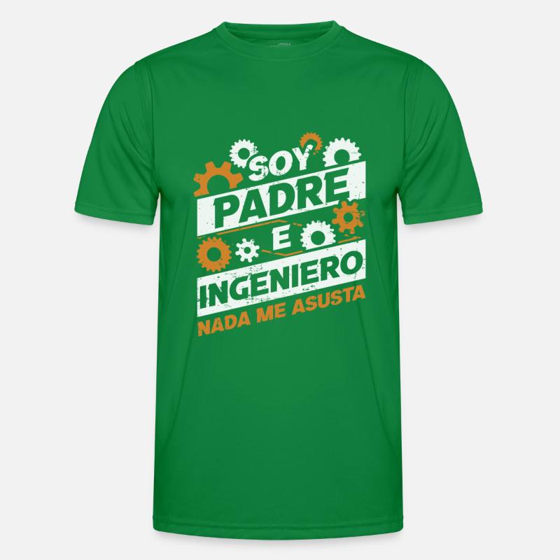 Soy Padre E Ingeniero Nada Me Asusta Men's Functional T-Shirt