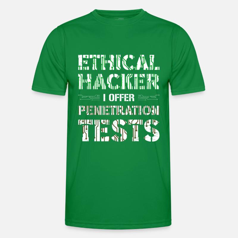 Computer Security Hacker Webentwickler Männer Funktions-T-Shirt