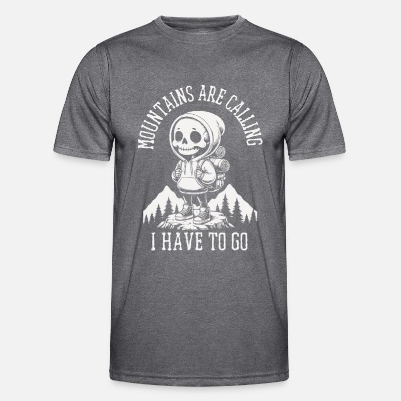 Mountains are calling Männer Funktions-T-Shirt