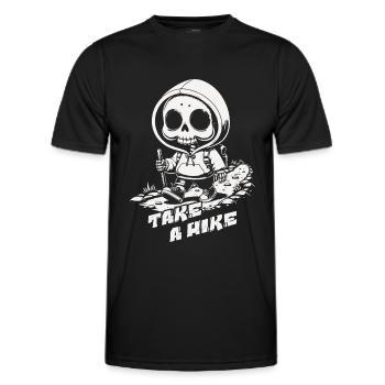Take a Hike - Männer Funktions-T-Shirt - Schwarz - Vorne - AI Model Male 178 dark (178cm)