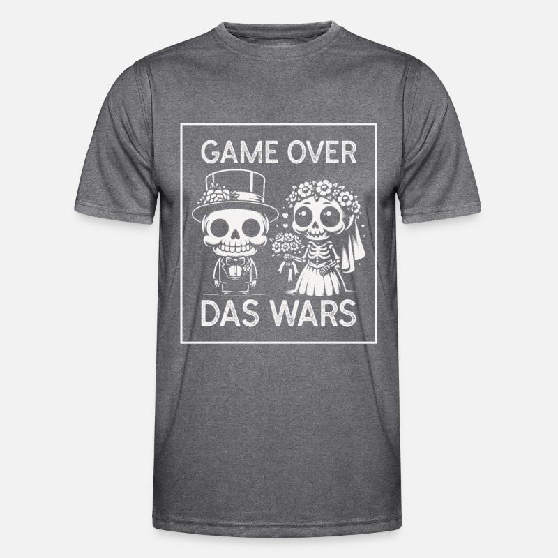 Game Over Das Wars Junggesellenabschied Männer Funktions-T-Shirt