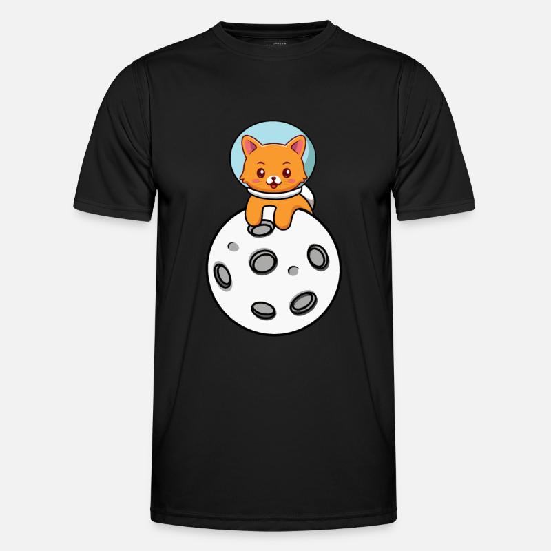 Chat de l’espace T-shirt sport Homme