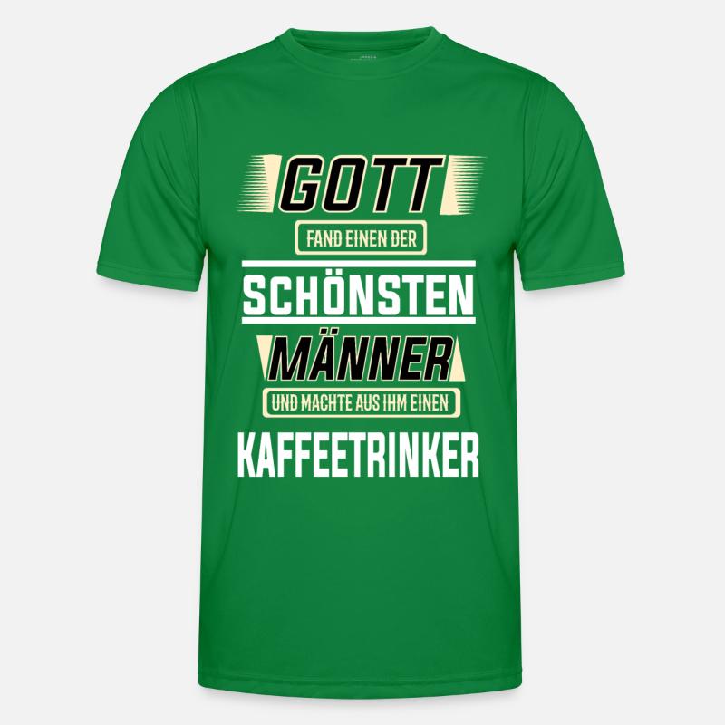 Kaffeetrinker, einer der schönsten Männer der Welt Männer Funktions-T-Shirt