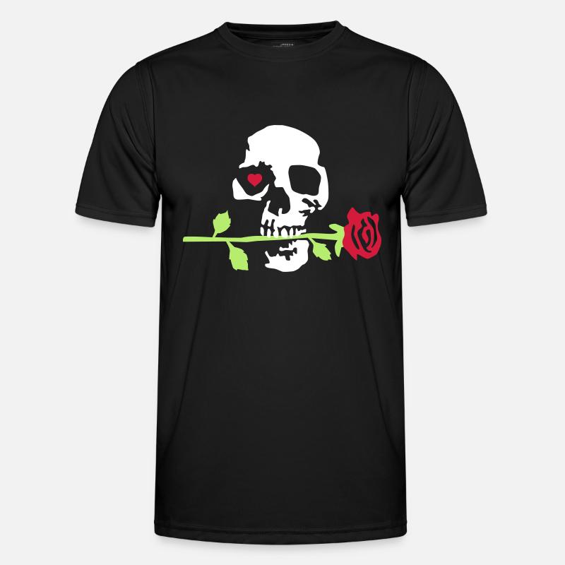 death_rose_092011_a_3c - Men's Functional T-Shirt - black