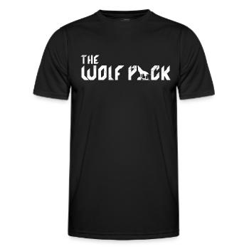 The Wolf Pack - Party JGA - Men's Functional T-Shirt - black - Front - AI Model Male 178 dark (178cm)