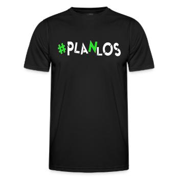heute keine Idee kein Plan kopflos planlos - Männer Funktions-T-Shirt - Schwarz - Vorne - AI Model Male 178 dark (178cm)