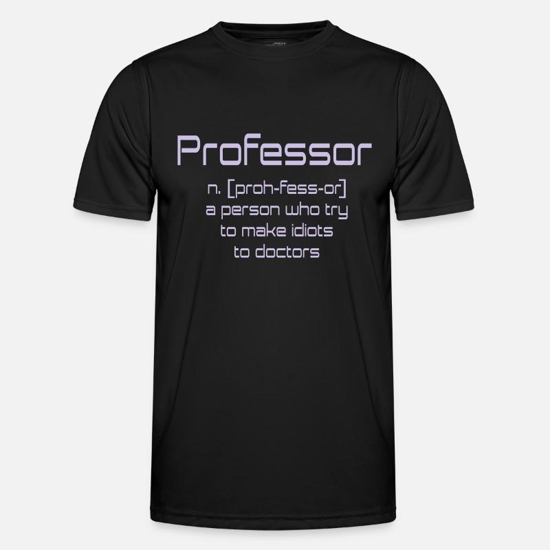 professor Männer Funktions-T-Shirt