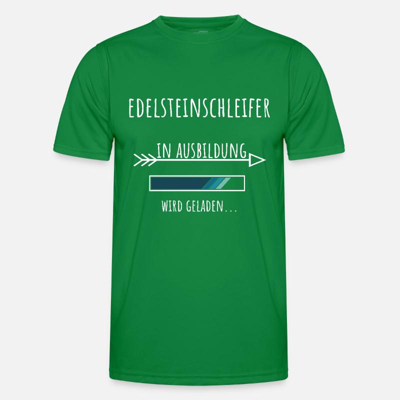 Edelsteinschleifer Ausbildung Beruf Geschenk Männer Funktions-T-Shirt
