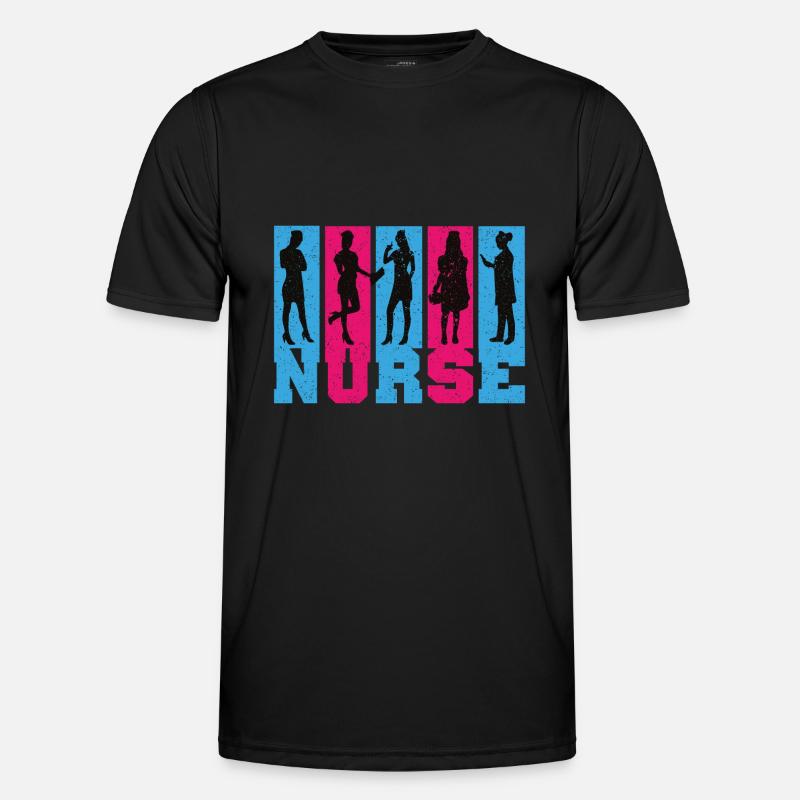 Nurse Nurse Saying Statement Profession - Men's Functional T-Shirt - black