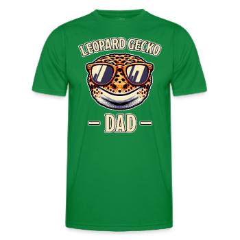 Leopard Gecko Saying Funny Leopard Gecko Gift - Men's Functional T-Shirt - kelly green - Front - AI Model Male 178 dark (178cm)