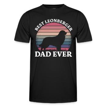 Leonberger Spruch Lustiges Leonberger Geschenk - Männer Funktions-T-Shirt - Schwarz - Vorne - AI Model Male 178 dark (178cm)