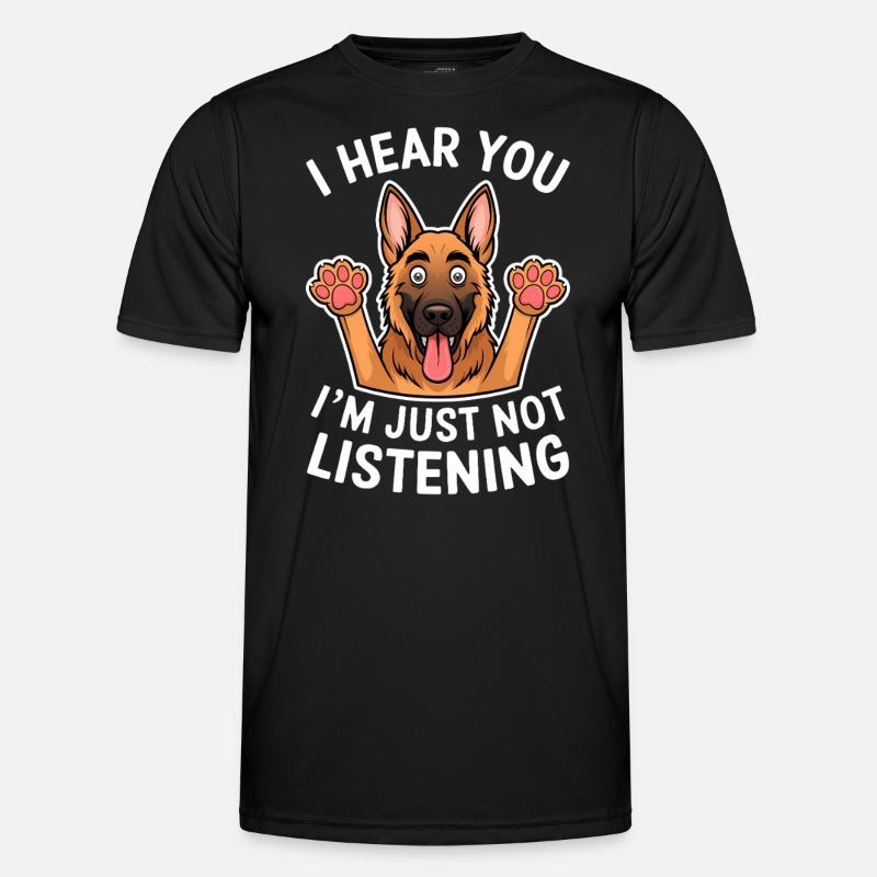 German Shepherd Saying German Shepherd Gift - Men's Functional T-Shirt - black