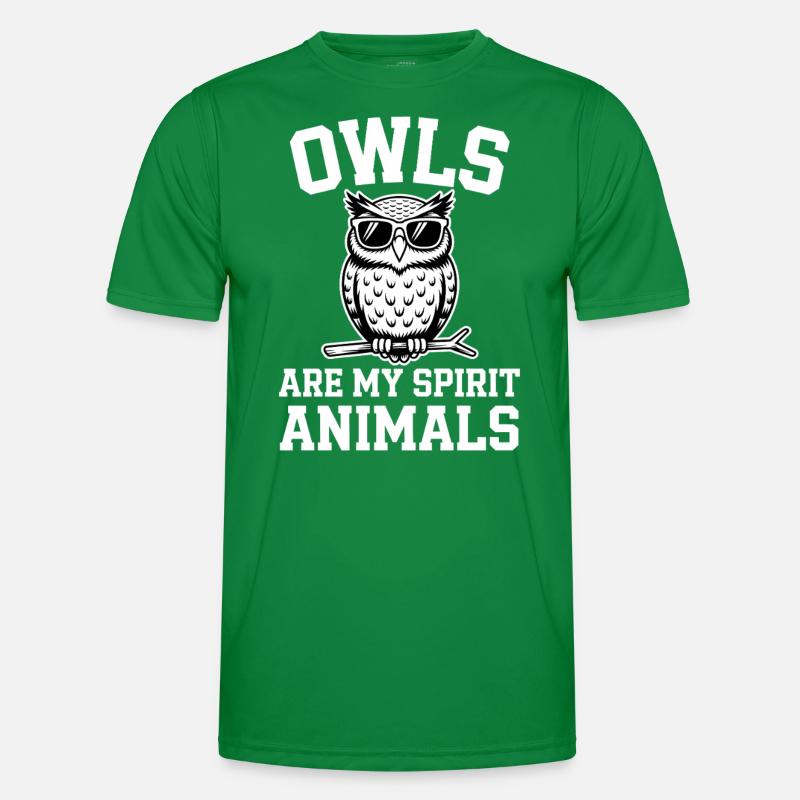 Eule Spruch Eulen Lustiges Eulen Geschenk Männer Funktions-T-Shirt
