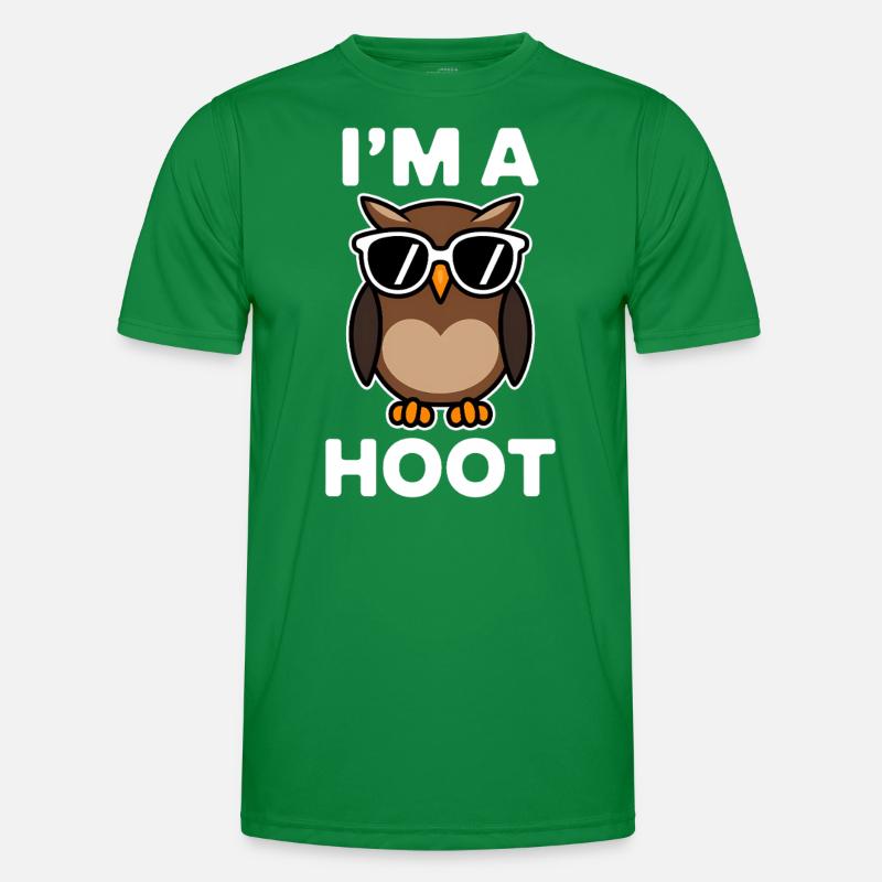 Eule Spruch Eulen Lustiges Eulen Geschenk Männer Funktions-T-Shirt