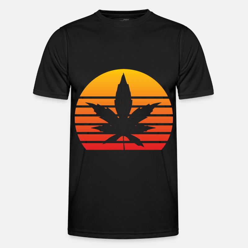 Weed Cannabis Men's Functional T-Shirt