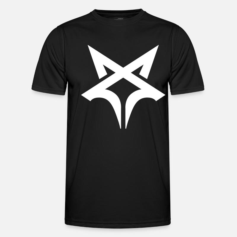 Chechen Wolf Logo - Men's Functional T-Shirt - black