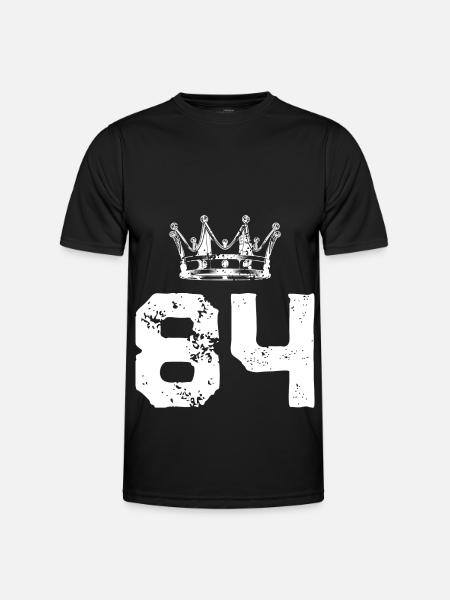 84 Number crown - Men's Functional T-Shirt - black