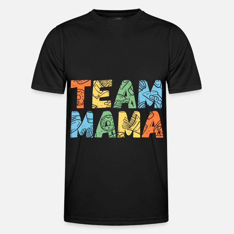 Mutter Team Mama Männer Funktions-T-Shirt