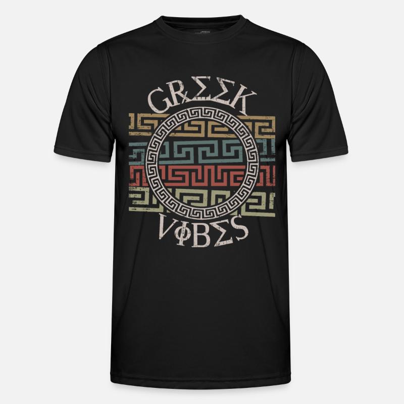 Greek pattern, Greece Men's Functional T-Shirt