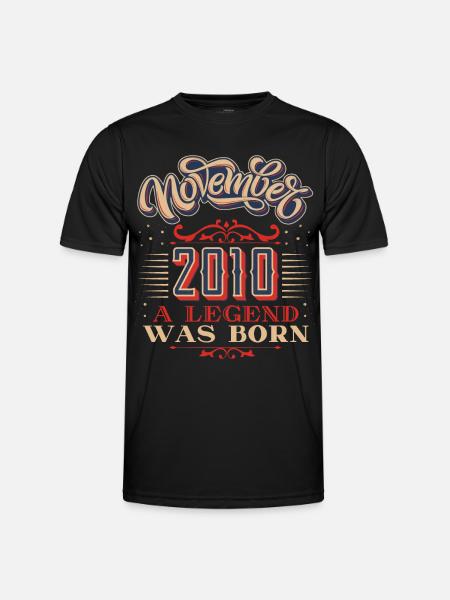 2010-Birthday, November-2010, 11-2010 - Men's Functional T-Shirt - black