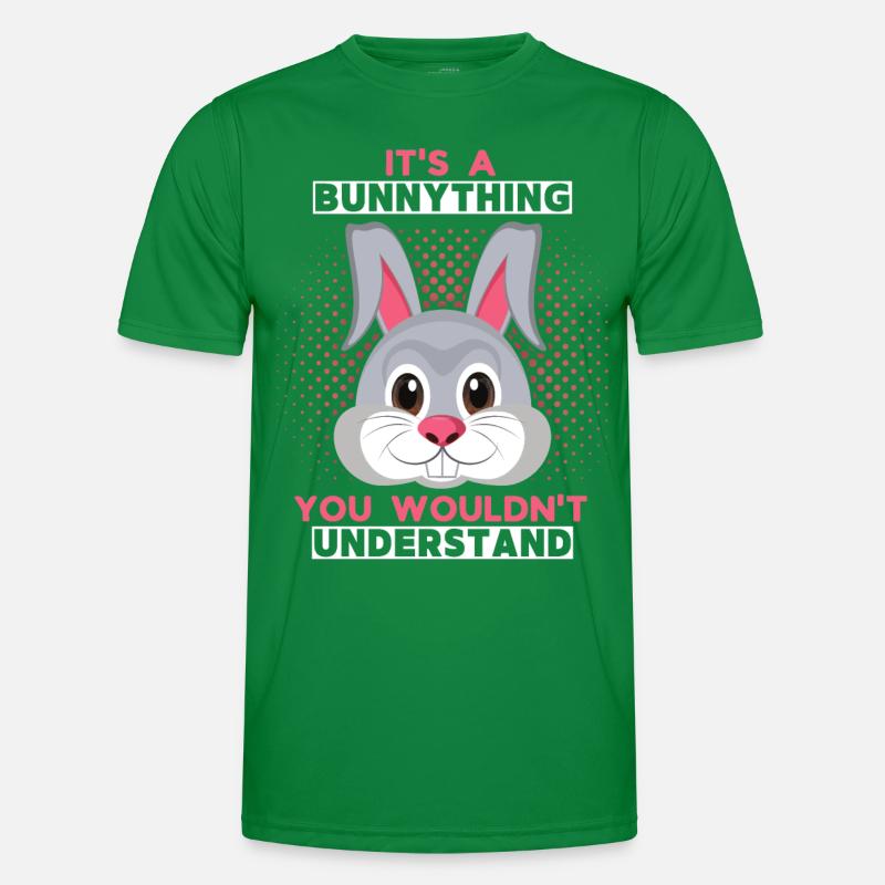 Hase, lustiger Spruch Comic Hase It's a Bunnything Männer Funktions-T-Shirt