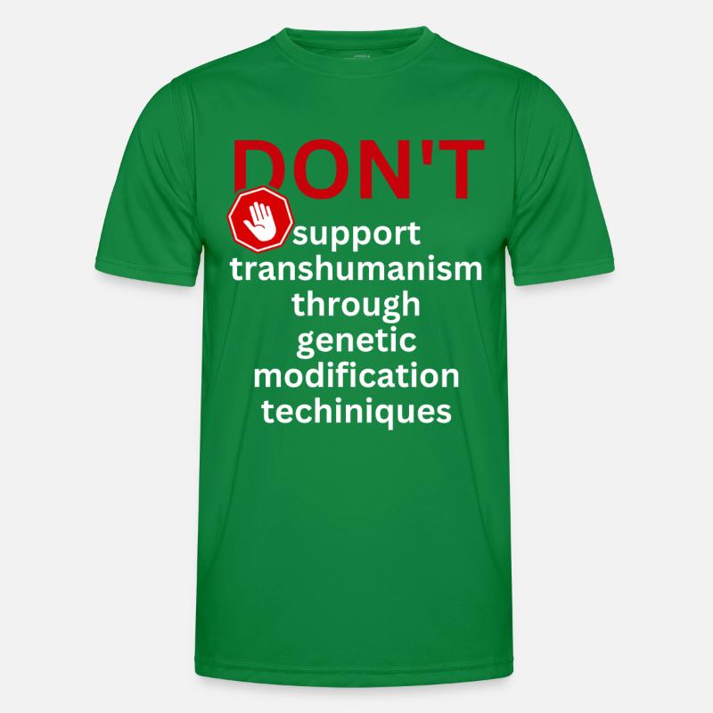 Transhumanism, genetic engineering Men's Functional T-Shirt