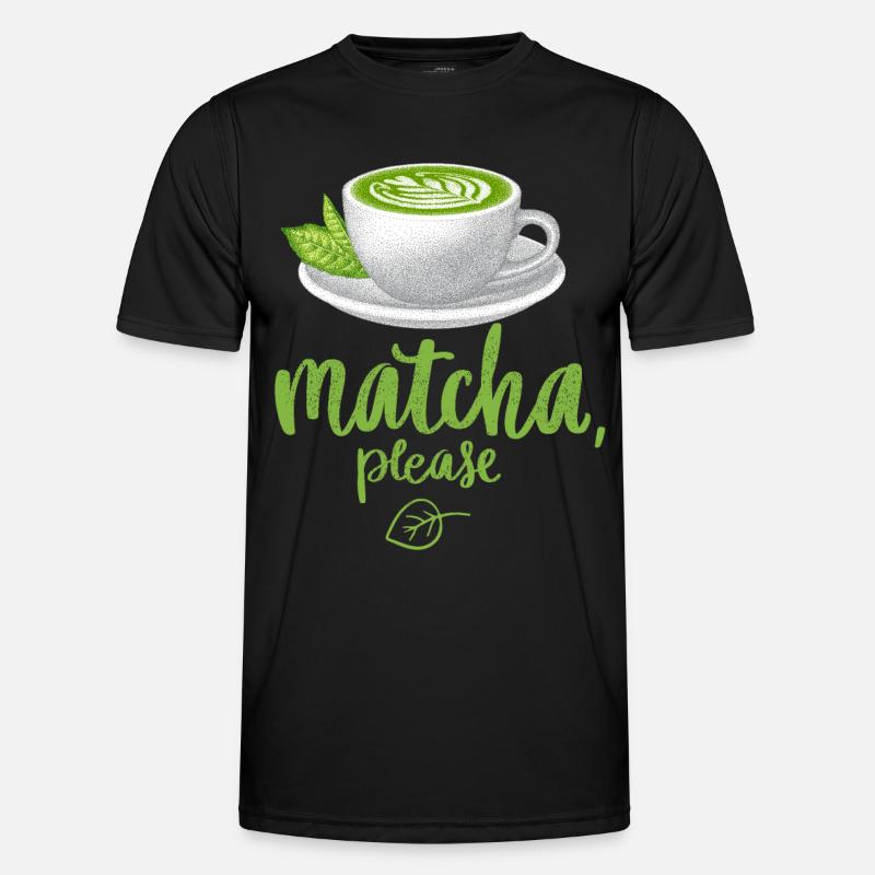 Matcha-Tee, Teetrinker, Matcha-Latte, grüner Tee Männer Funktions-T-Shirt