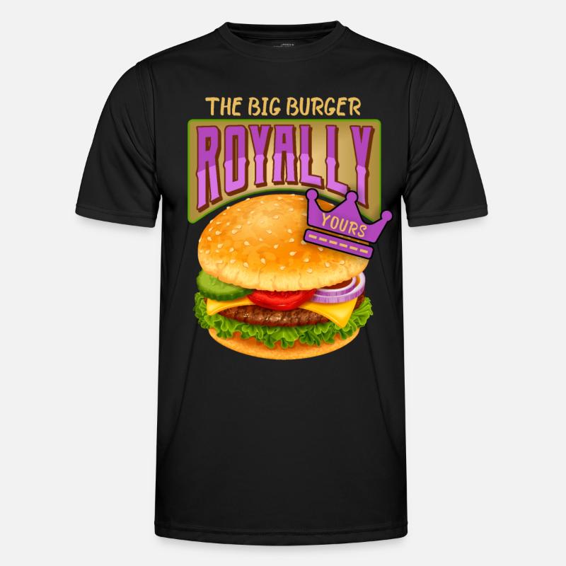 Burger-Cheeseburger Dire Hamburger-Royale T-shirt sport Homme