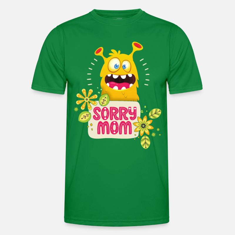 Mama-Mutti, Muttertag, lustiges-Monster, Spruch Männer Funktions-T-Shirt