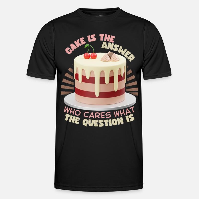 Torte, Bäcker, Kuchen backen lustiger Spruch Männer Funktions-T-Shirt
