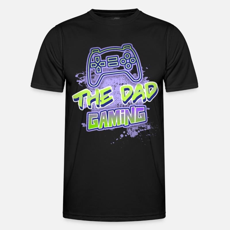 Gaming-Dad, lustiger Spruch Männer Funktions-T-Shirt