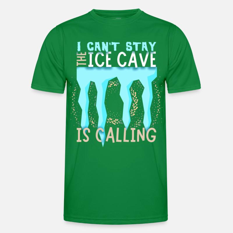 Spéléologue, Ice Cave Ice Cave Research Saying T-shirt sport Homme