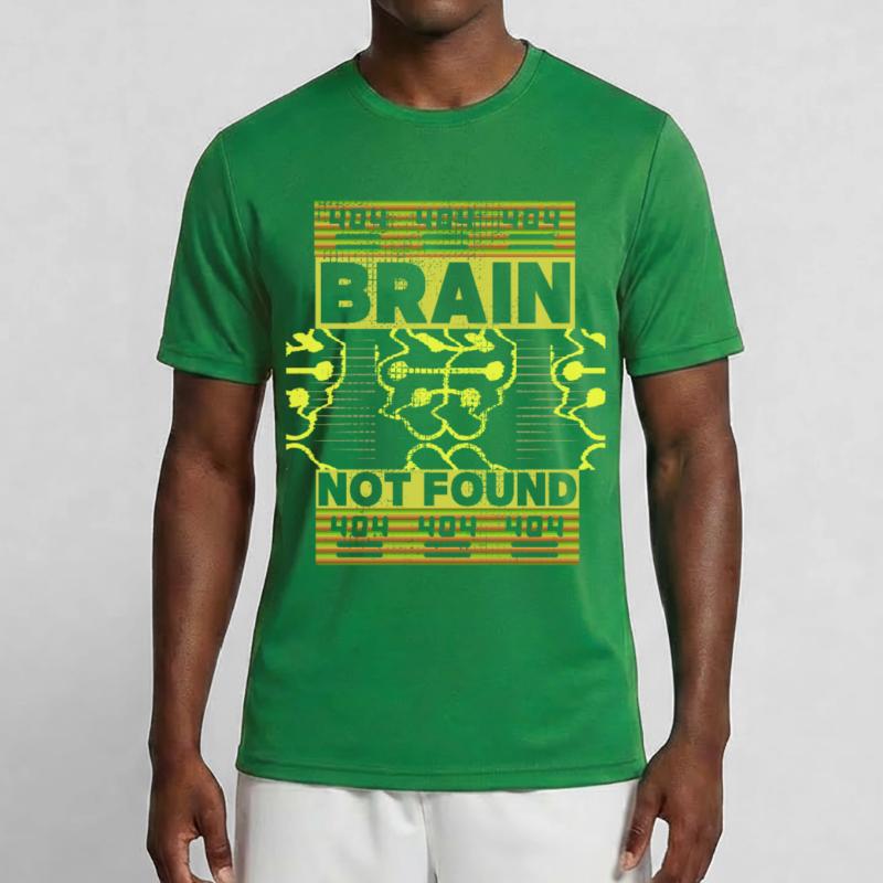 404-html error, computer nerd, funny saying Men's Functional T-Shirt