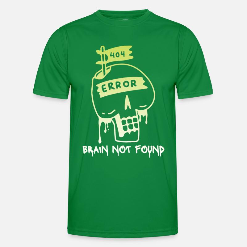 404-html error, Computer Nerd, No-Brain Spruch Männer Funktions-T-Shirt