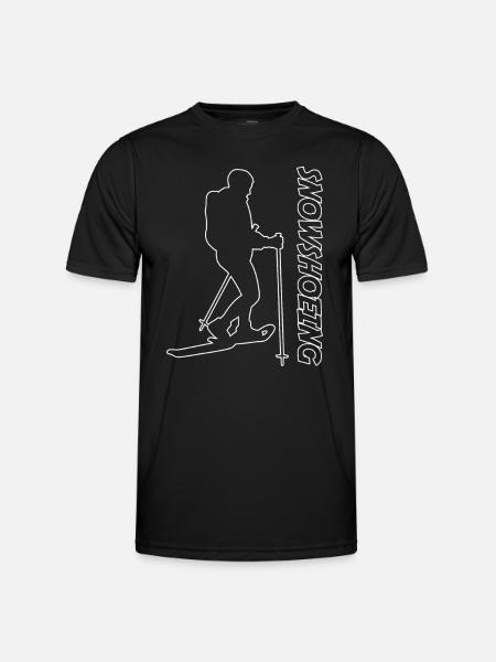 Snowshoeing Snowshoeing - Men's Functional T-Shirt - black