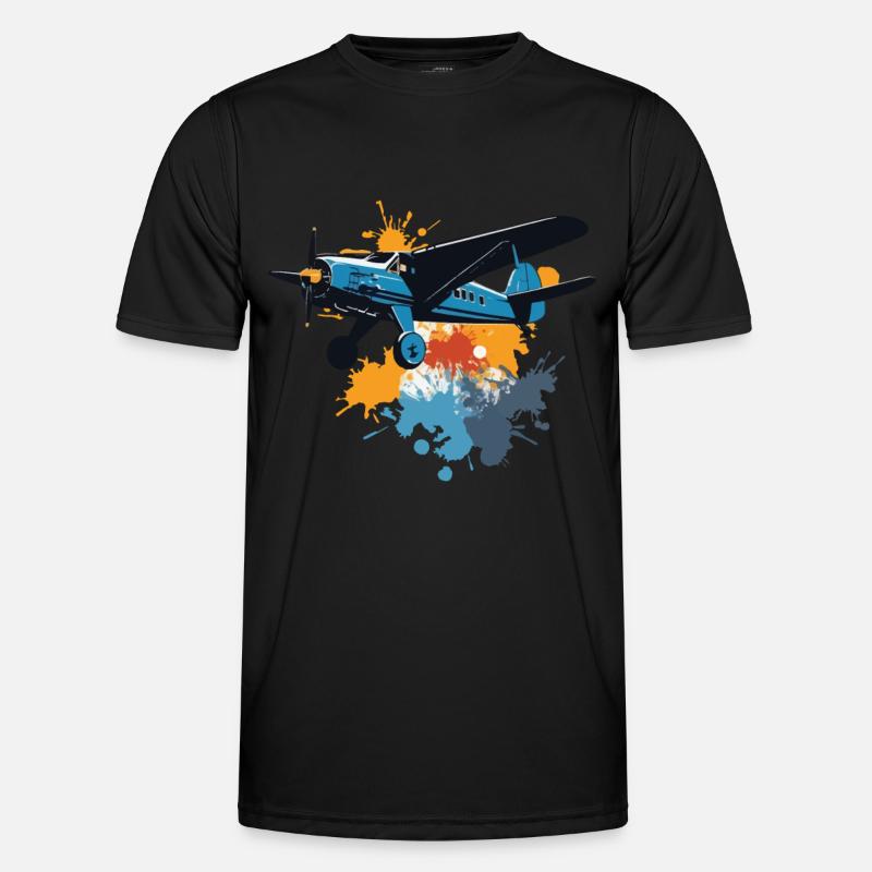 Model Airplane Pilot Airplane Hobby Design Men's Functional T-Shirt