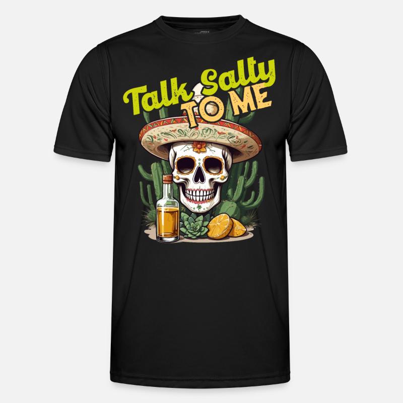 Funny Tequila Saying Cinco de Mayo Mexico Men's Functional T-Shirt