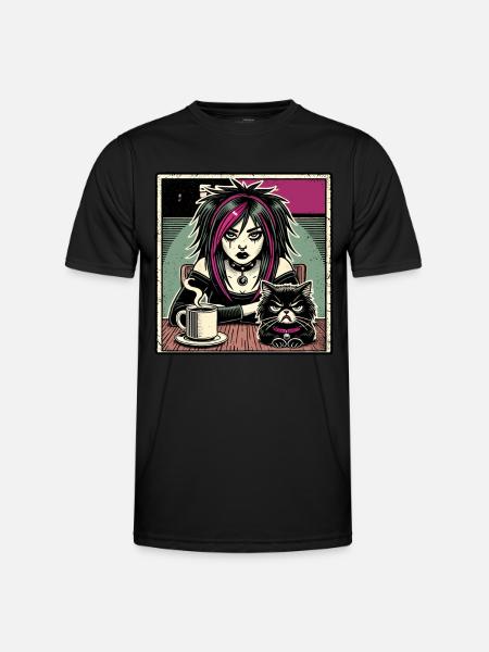 Pastel Goth Style Lover Goth - Men's Functional T-Shirt - black