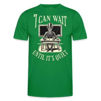 Lustiges Lehrer Design Last Minute Kostüm - Männer Funktions-T-Shirt - Kelly Green - Vorne - AI Model Male 178 dark (178cm)