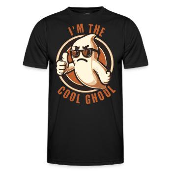 I’m The Cool Ghost Halloween Fun - T-shirt sport Homme - noir - Devant - AI Model Male 178 dark (178cm)