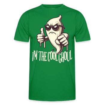 I’m The Cool Ghost Halloween Fun - T-shirt sport Homme - vert - Devant - AI Model Male 178 dark (178cm)